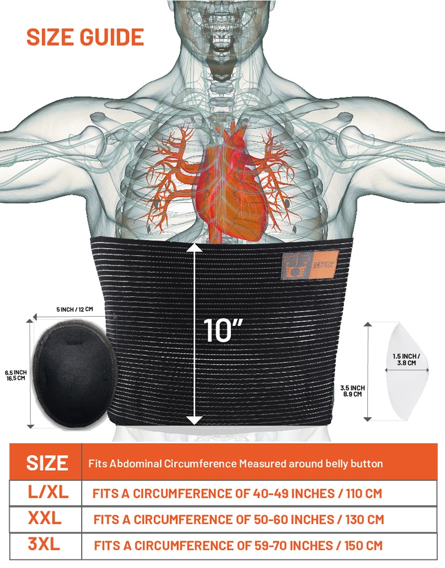Plus Size Umbilical Hernia Belt-Everyday Medical